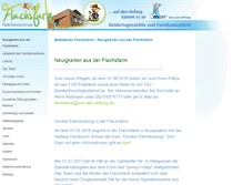 Tablet Screenshot of flachsfarm.de